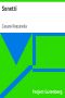 [Gutenberg 34734] • Sonetti
